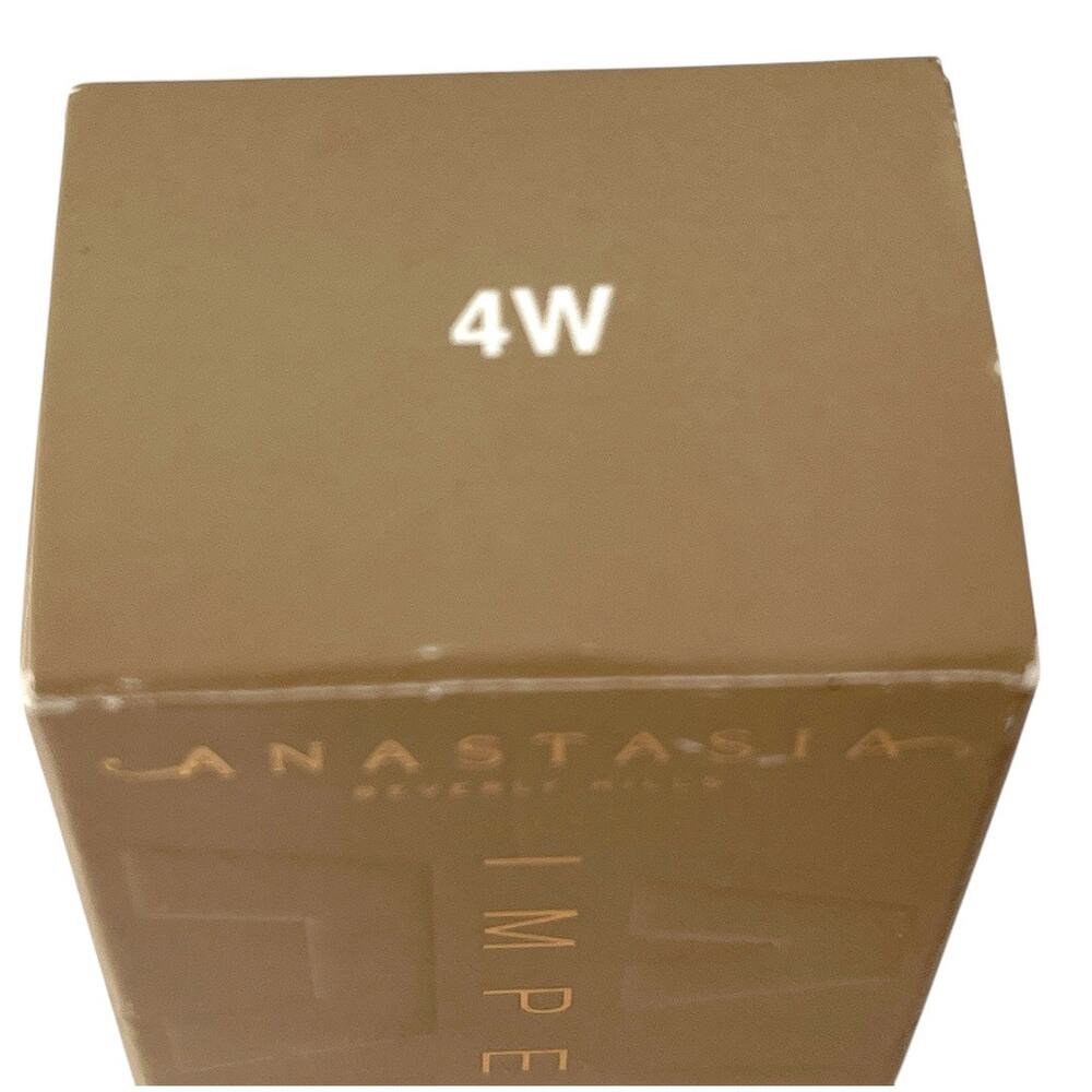 Anastasia Beverly Hills Impeccable Matte Foundation 4W Blurring Second Skin NIB - Picture 2 of 7